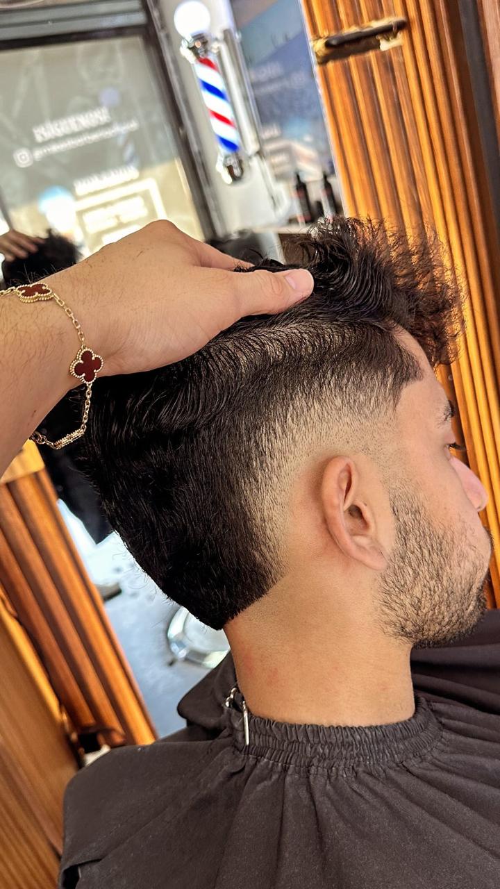 Fade reciente realizado en Mike's Barber